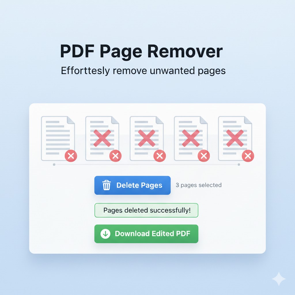 PDF Page Remover - Delete unwanted pages