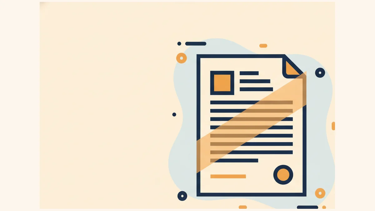 Illustration of a watermark applied diagonally across a PDF page
