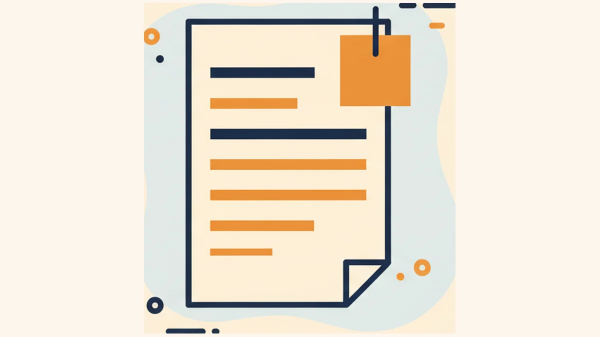 Illustration of annotating a PDF with highlights and sticky notes